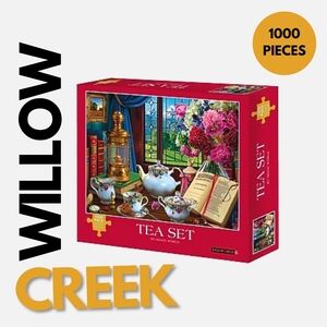 Willow Creek Press Tea Set 1000 Piece Puzzle